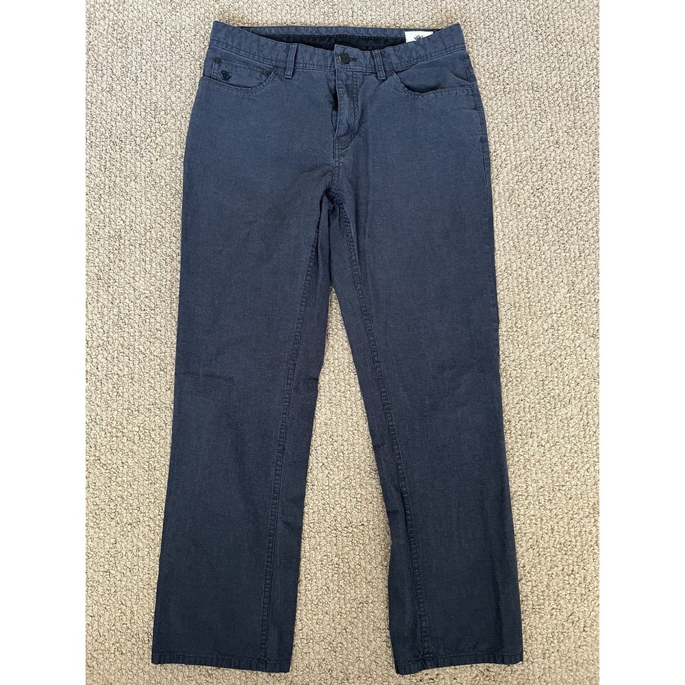 English Laundry Walker Pants Men's 32x30 Gray Patterned 5 Pocket Slim Leg Casual